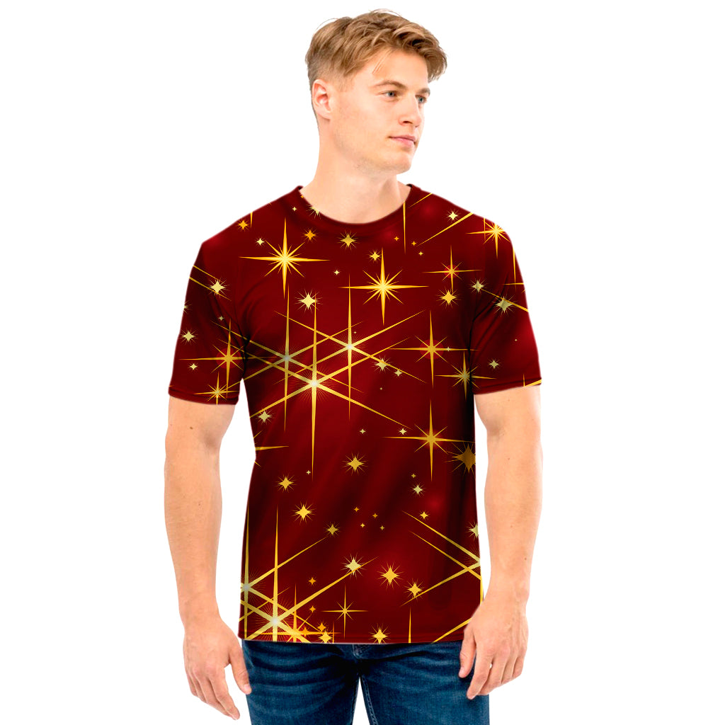 Christmas Sparkle Print Men's T-Shirt