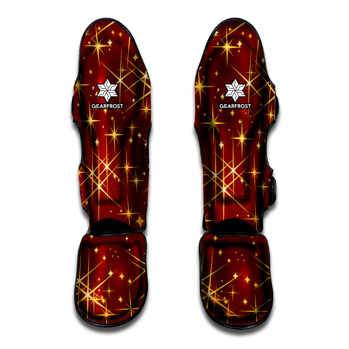 Christmas Sparkle Print Muay Thai Shin Guards