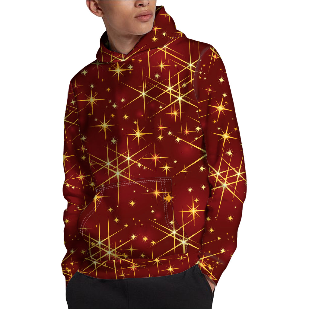 Christmas Sparkle Print Pullover Hoodie