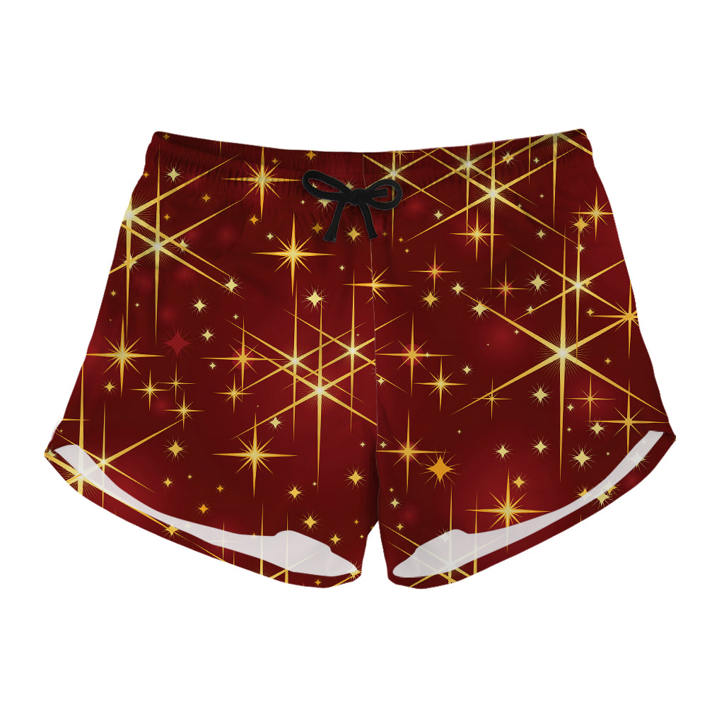 Christmas Sparkle Print Women's Shorts