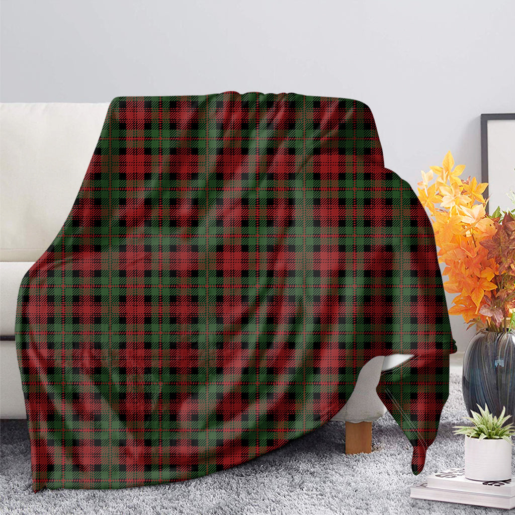 Christmas Tartan Pattern Print Blanket