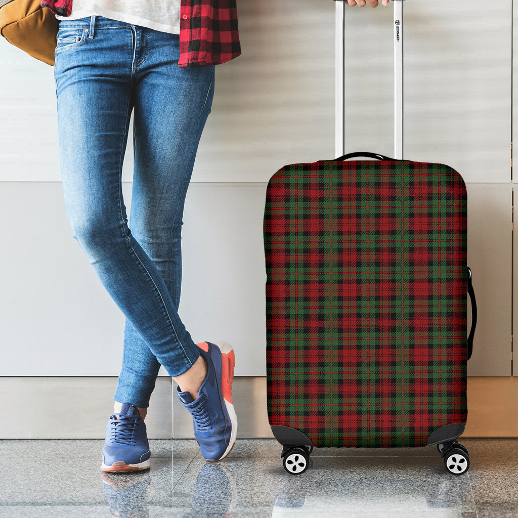 Christmas Tartan Pattern Print Luggage Cover