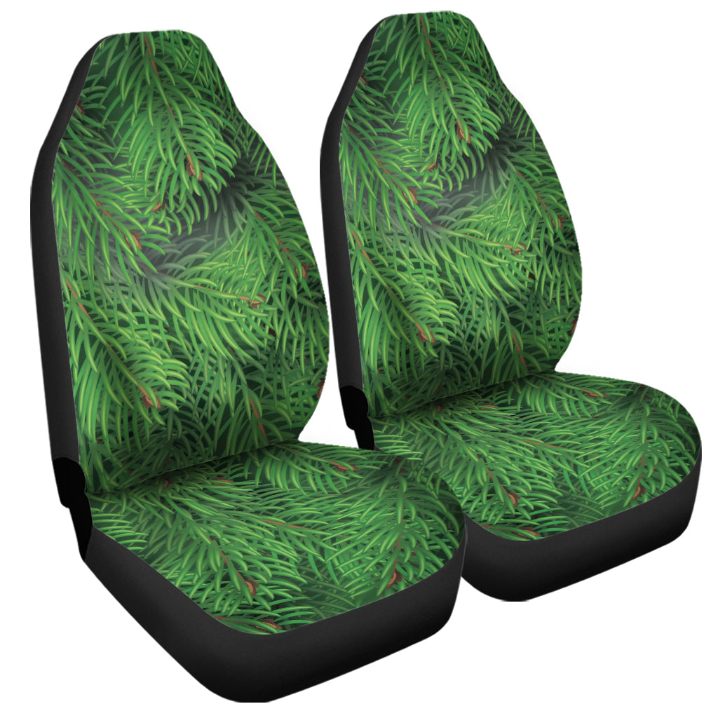 Christmas Tree Branches Print Universal Fit Car Seat Covers