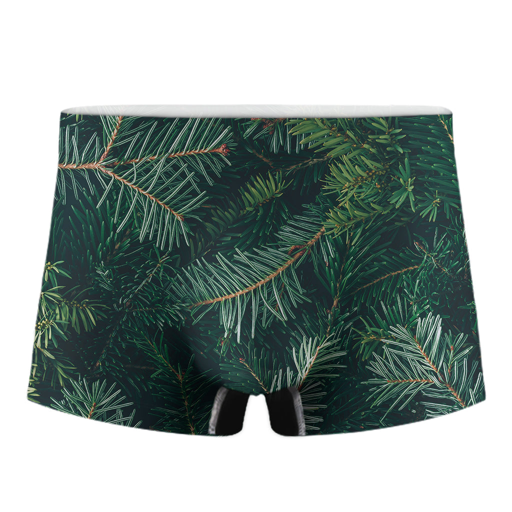 Christmas Tree Print Men's Boxer Briefs