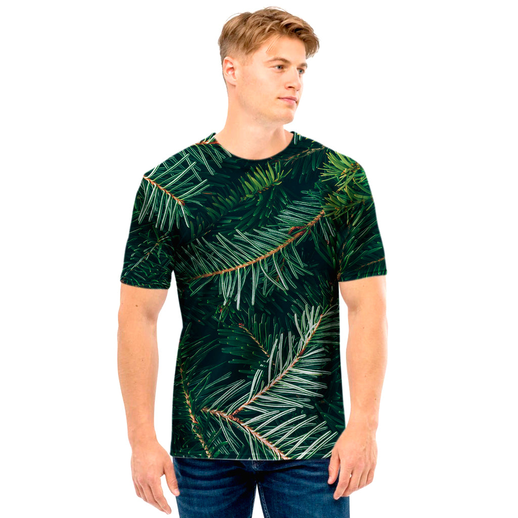 Christmas Tree Print Men's T-Shirt