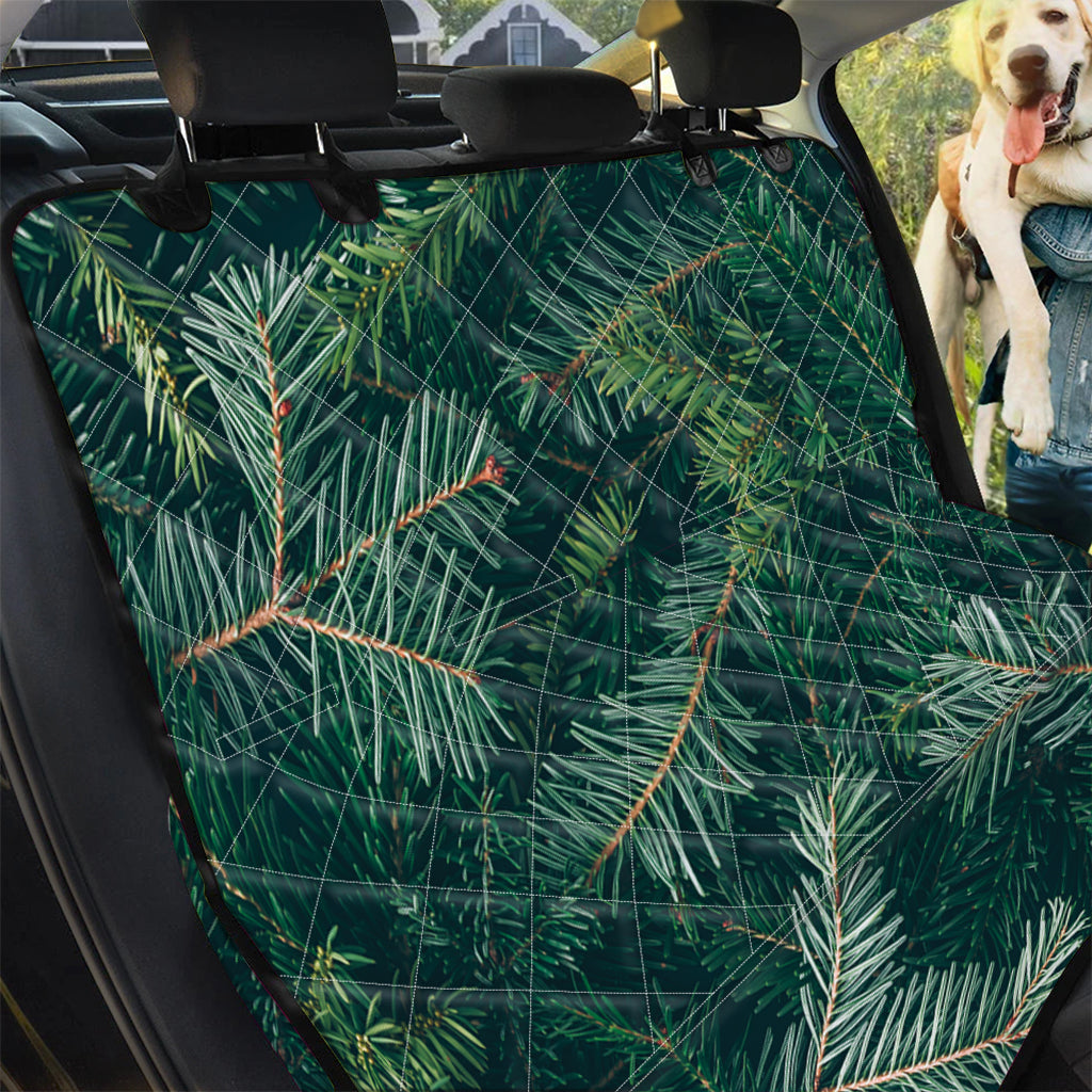 Christmas Tree Print Pet Car Back Seat Cover