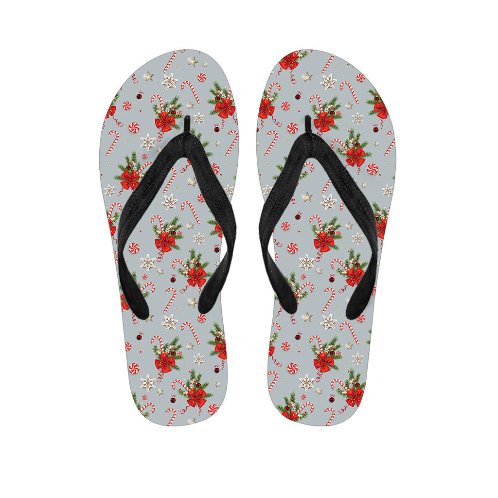 Christmas Winter Holiday Pattern Print Flip Flops