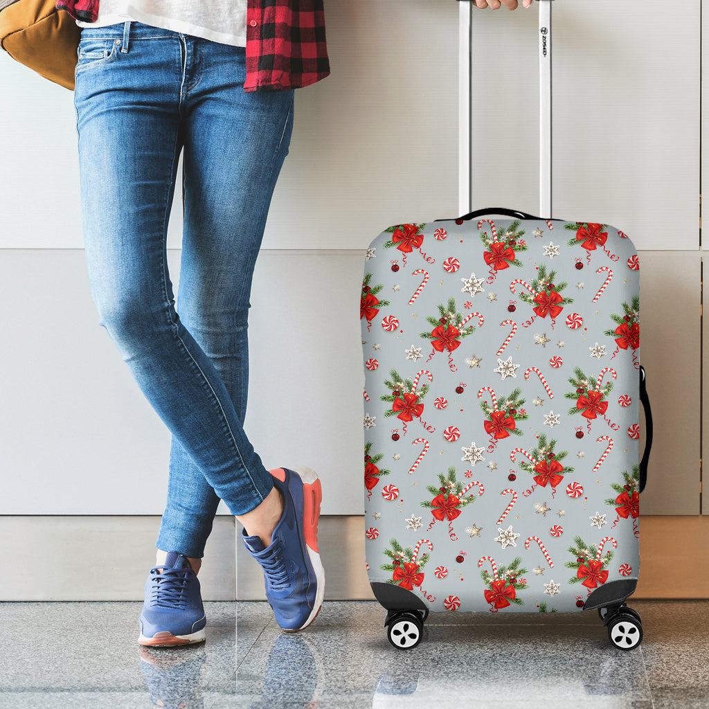 Christmas Winter Holiday Pattern Print Luggage Cover