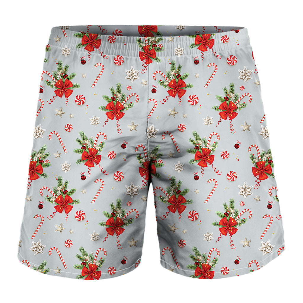 Christmas Winter Holiday Pattern Print Men's Shorts