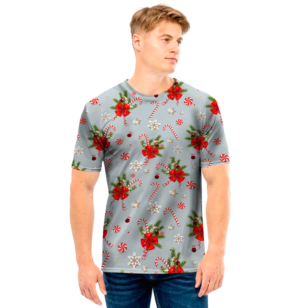 Christmas Winter Holiday Pattern Print Men's T-Shirt