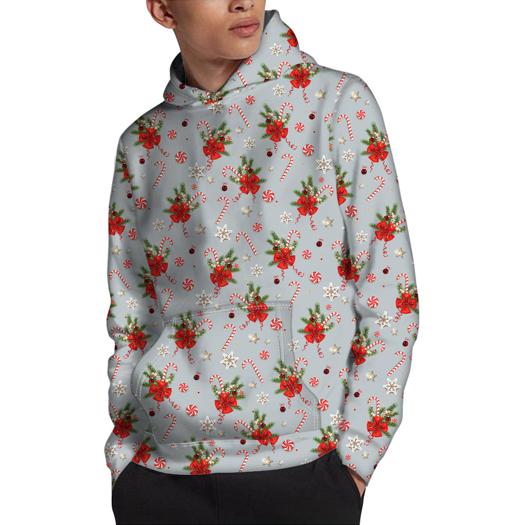 Christmas Winter Holiday Pattern Print Pullover Hoodie