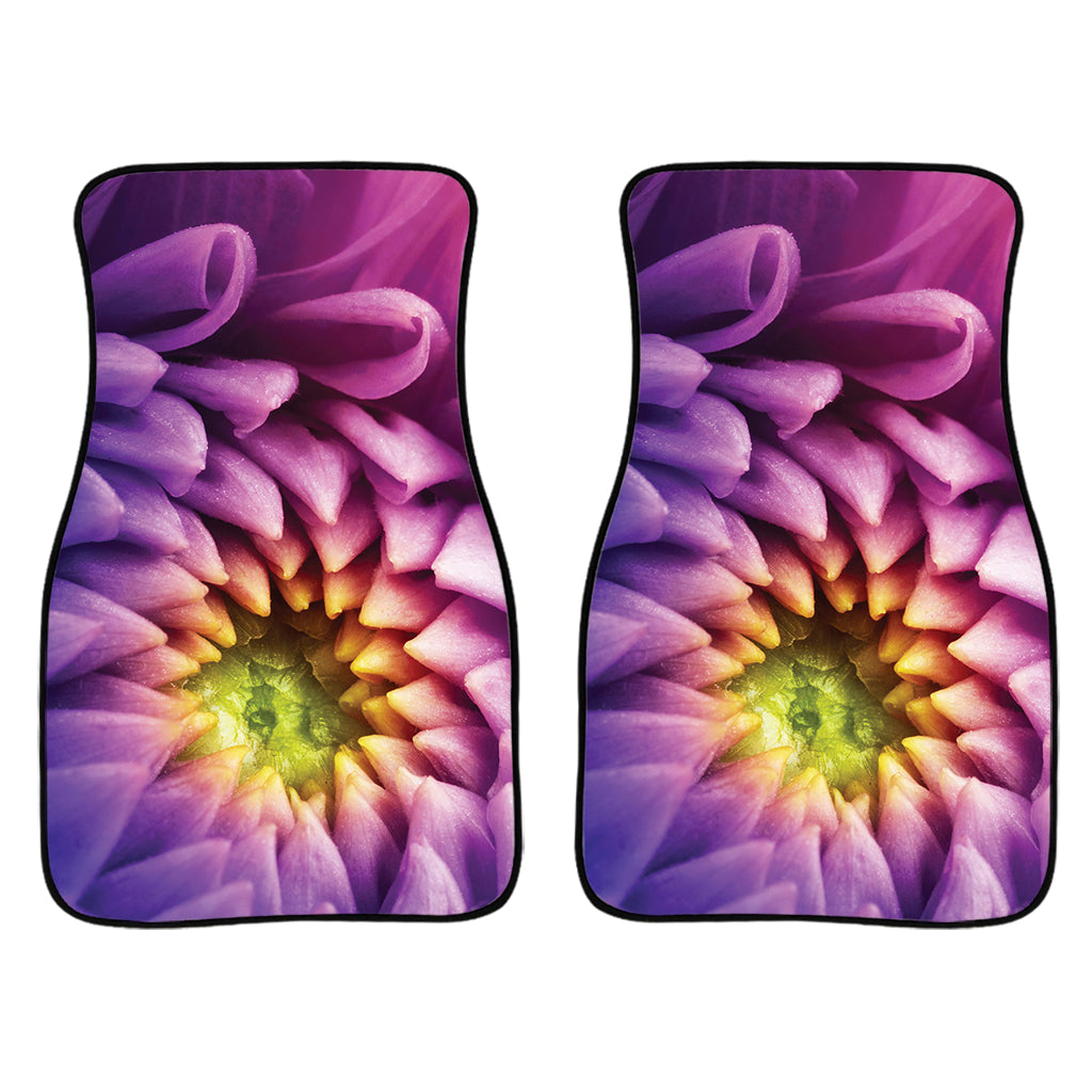 Chrysanthemum Flower Print Front Car Floor Mats