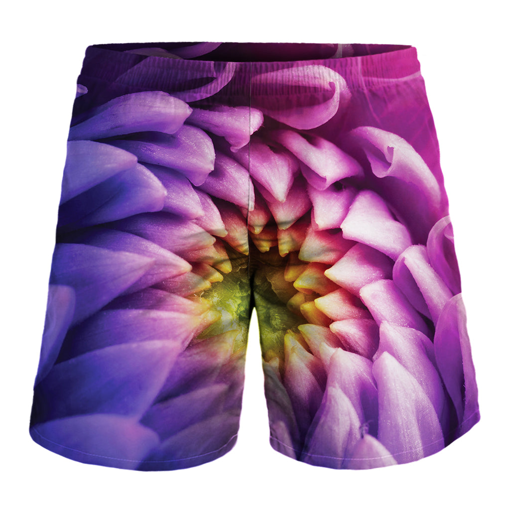 Chrysanthemum Flower Print Men's Shorts