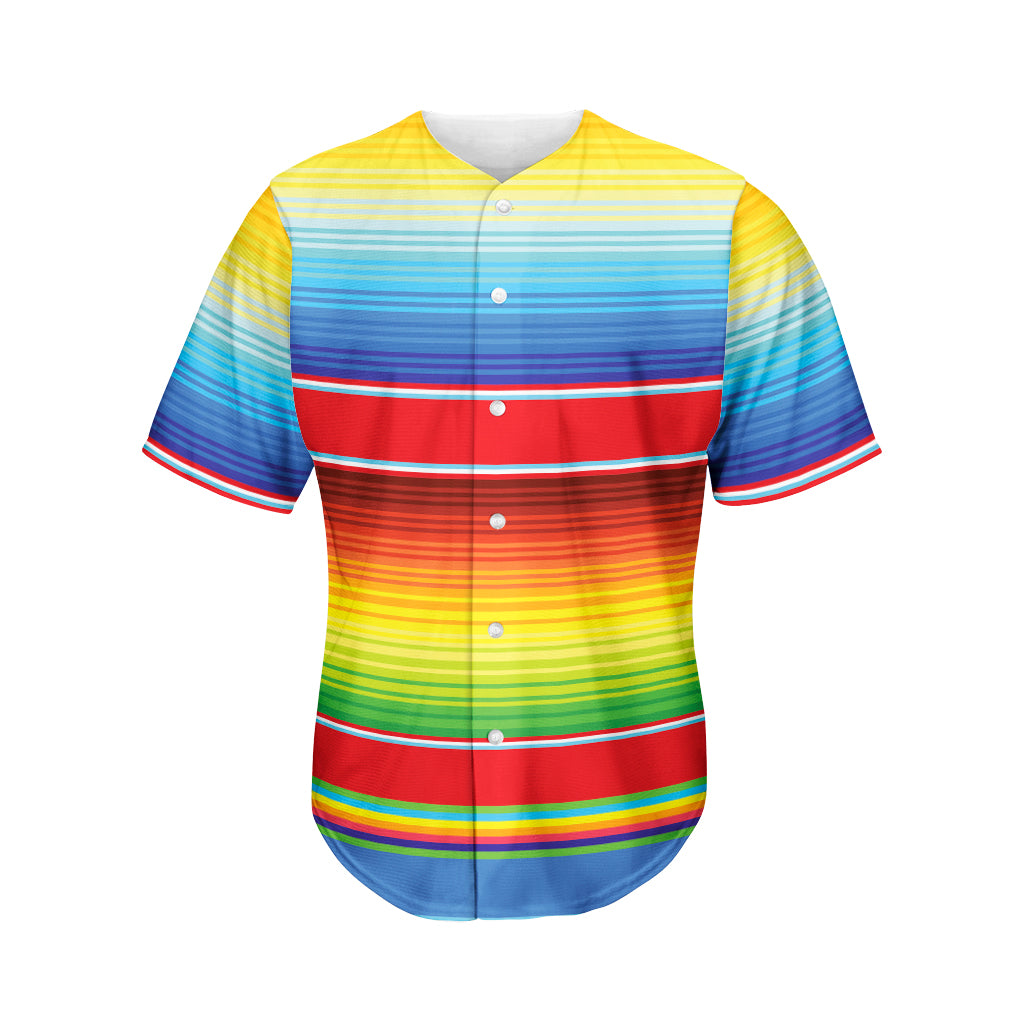 Cinco De Mayo Mexican Pattern Print Men's Baseball Jersey