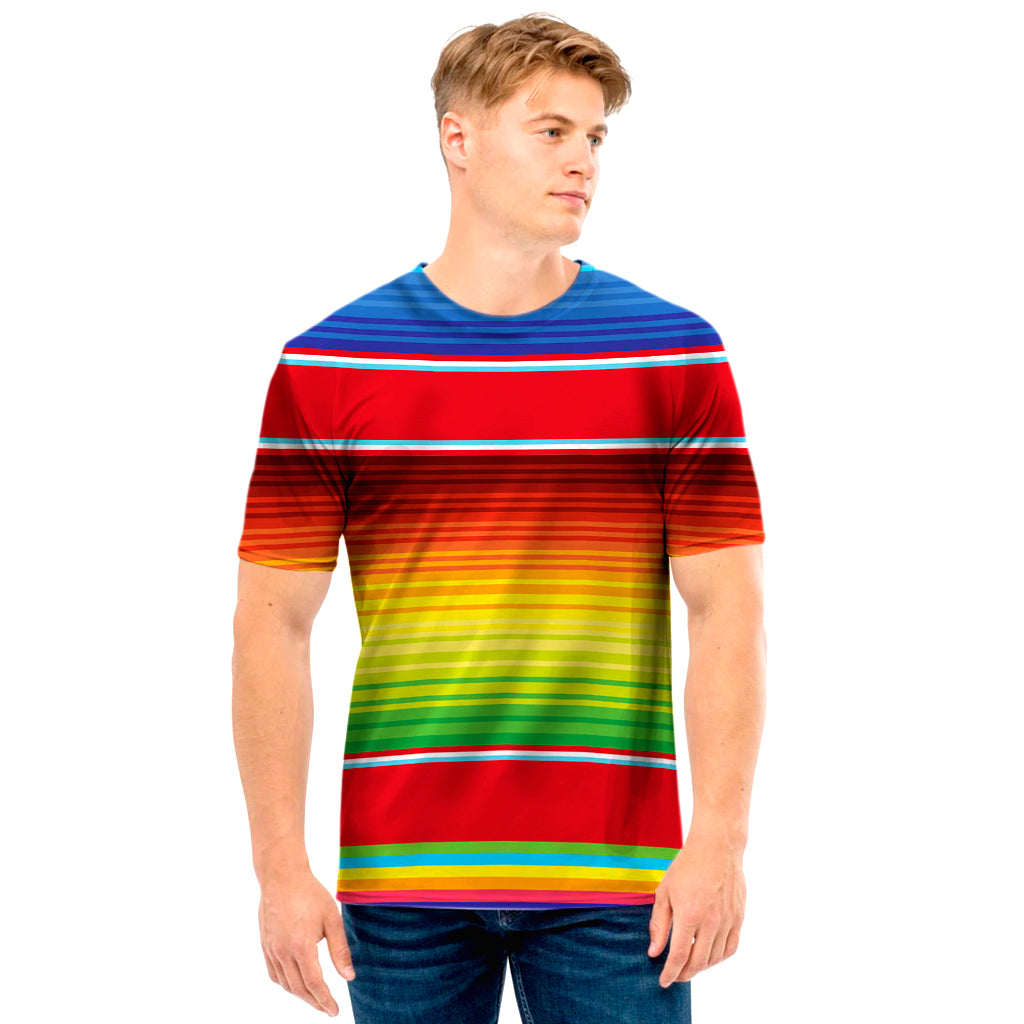 Cinco De Mayo Mexican Pattern Print Men's T-Shirt