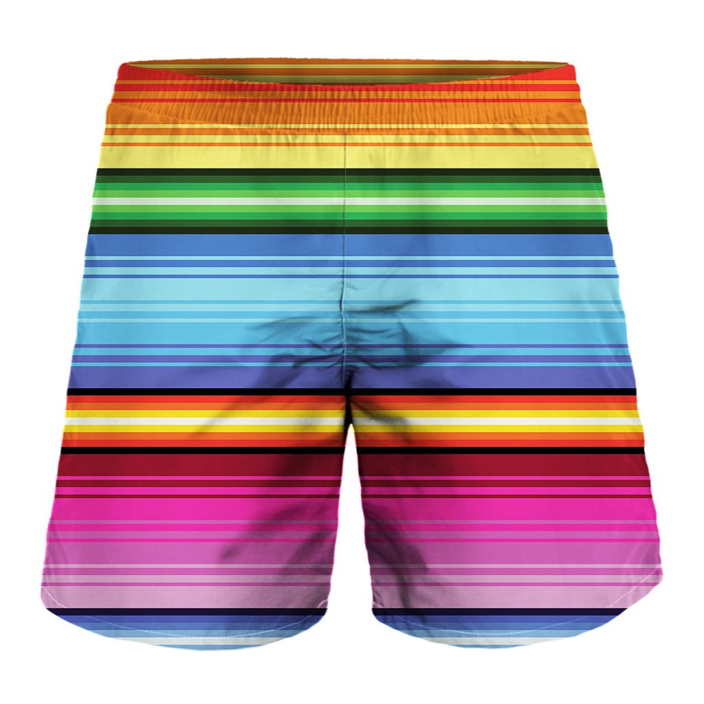 Cinco De Mayo Mexican Stripe Print Men's Shorts