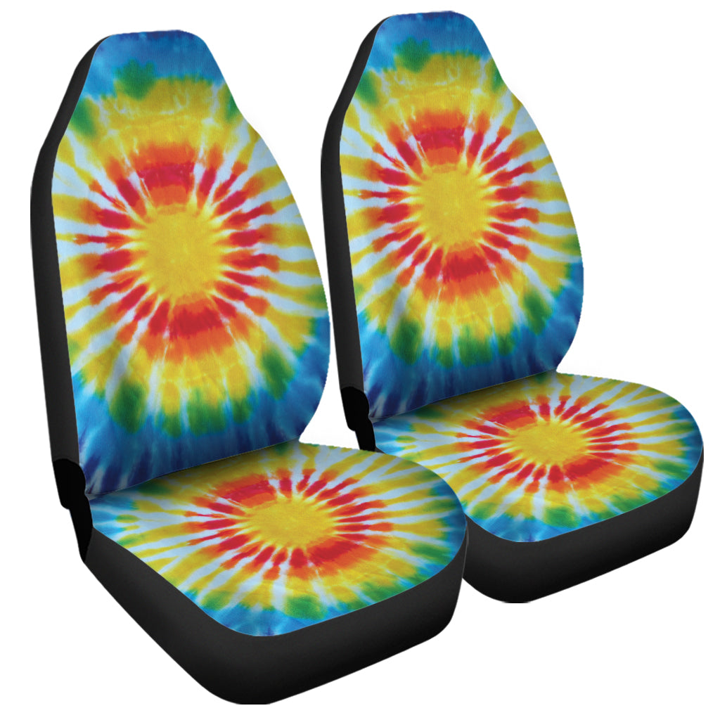 Circle Tie Dye Print Universal Fit Car Seat Covers