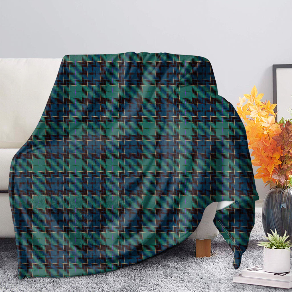 Clan Campbell Tartan Pattern Print Blanket