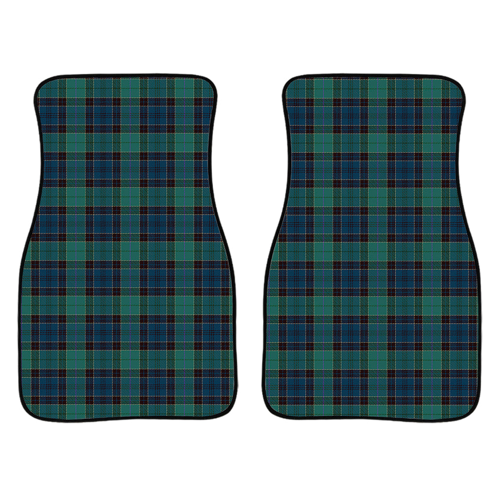 Clan Campbell Tartan Pattern Print Front Car Floor Mats