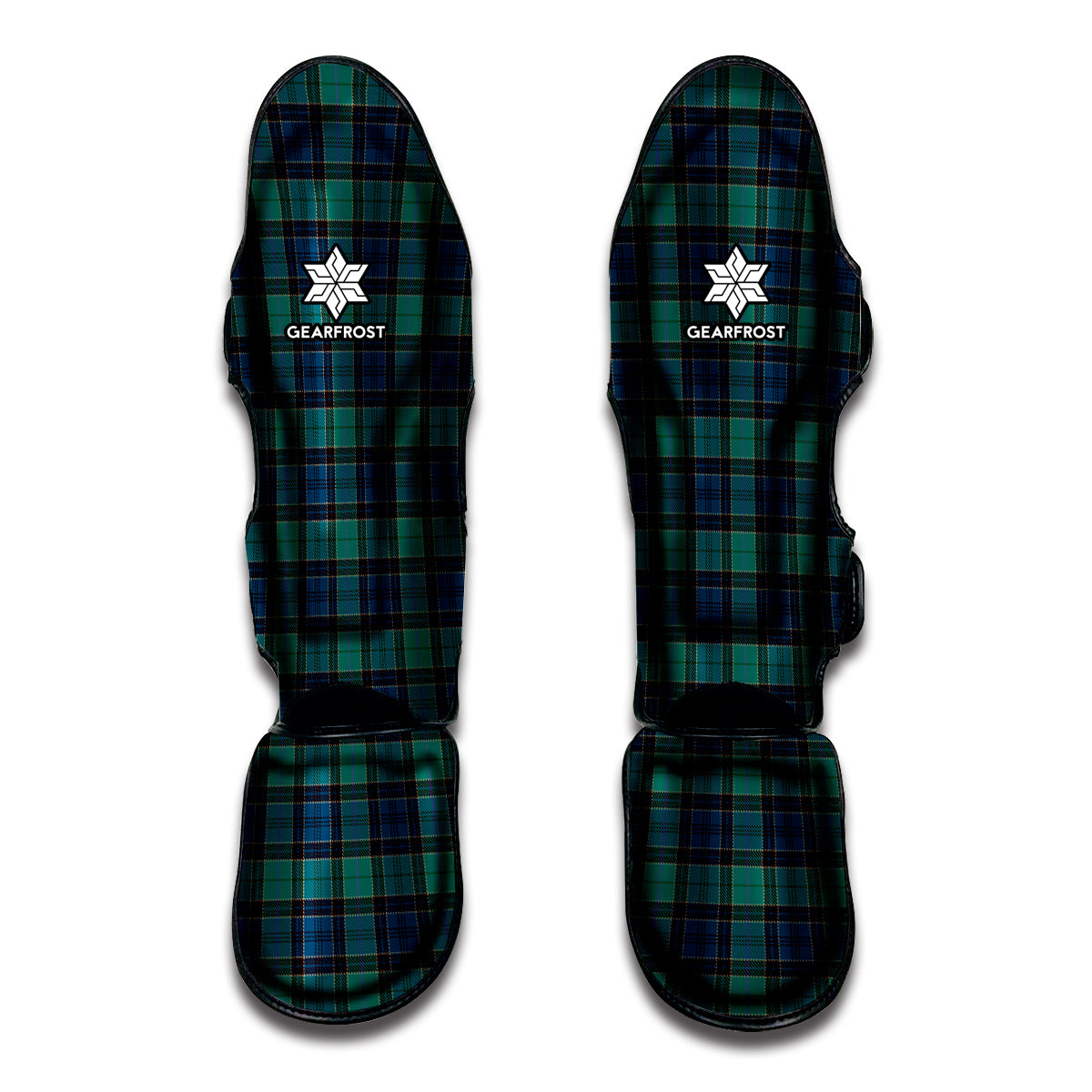 Clan Campbell Tartan Pattern Print Muay Thai Shin Guards