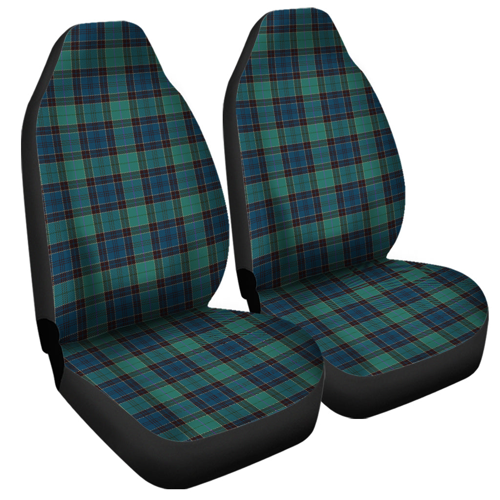 Clan Campbell Tartan Pattern Print Universal Fit Car Seat Covers