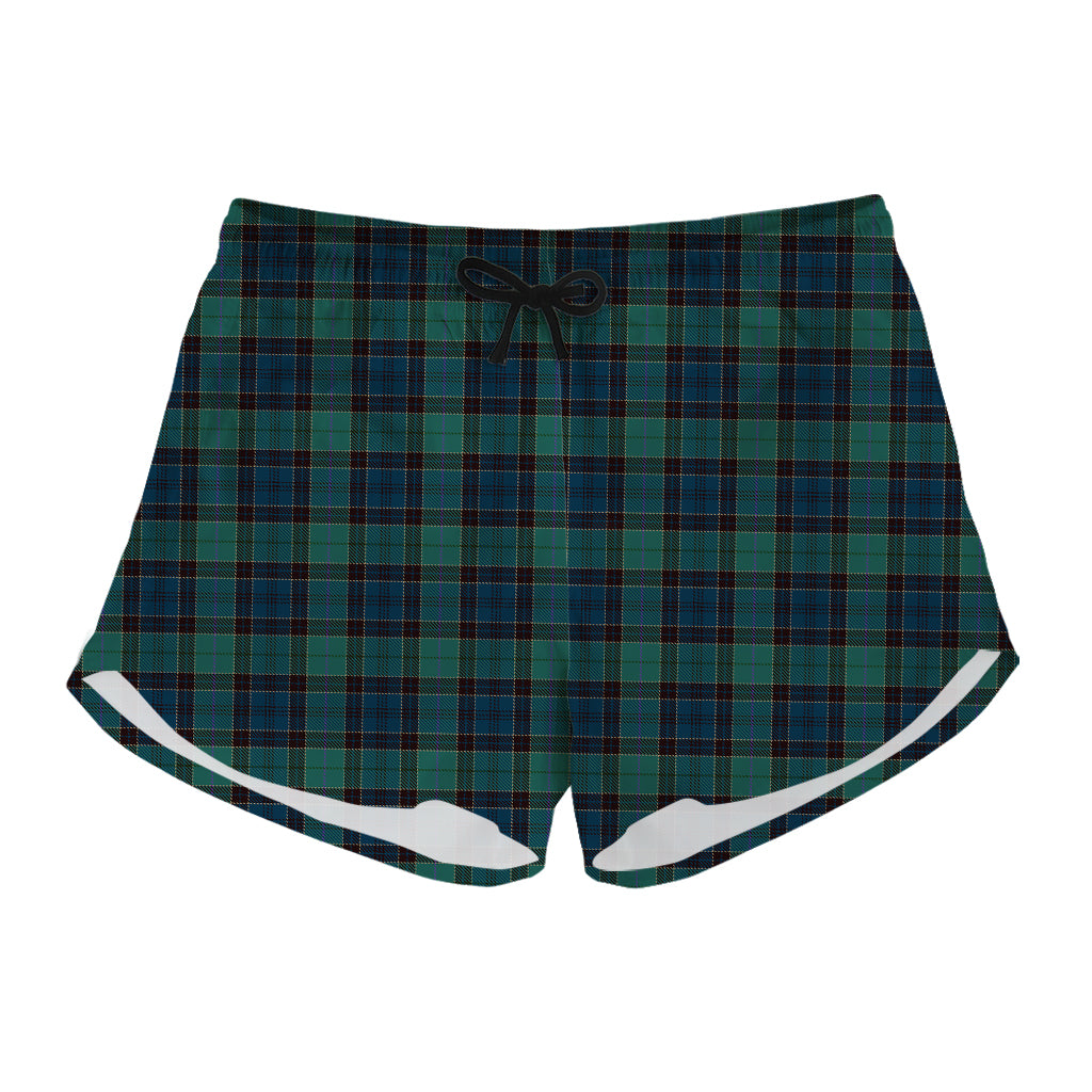 Clan Campbell Tartan Pattern Print Women's Shorts