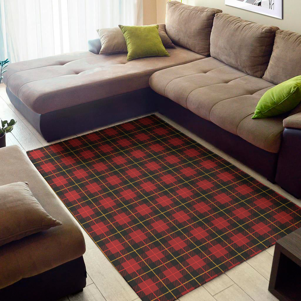 Clan Macqueen Tartan Pattern Print Area Rug