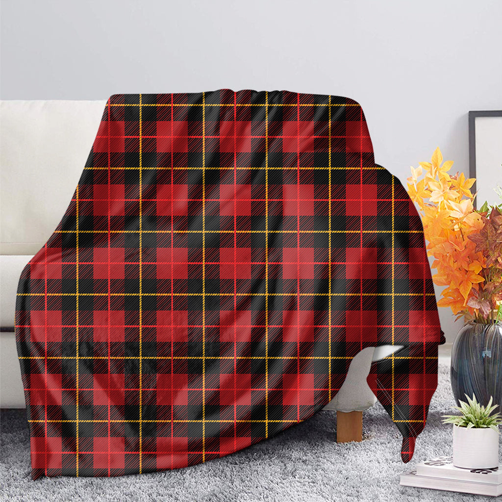 Clan Macqueen Tartan Pattern Print Blanket