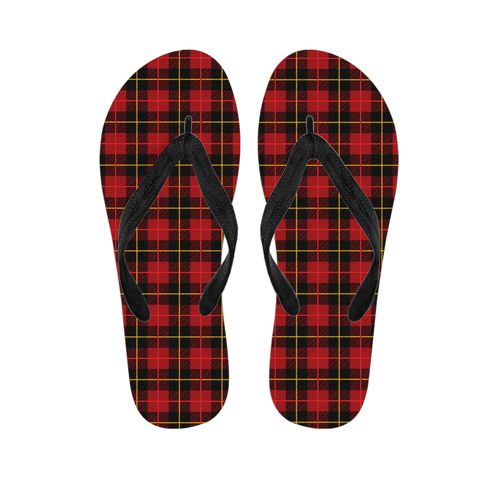 Clan Macqueen Tartan Pattern Print Flip Flops