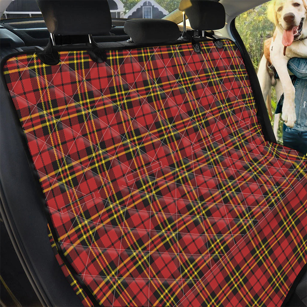 Clan Wallace Scottish Tartan Print Pet Car Back Seat Cover