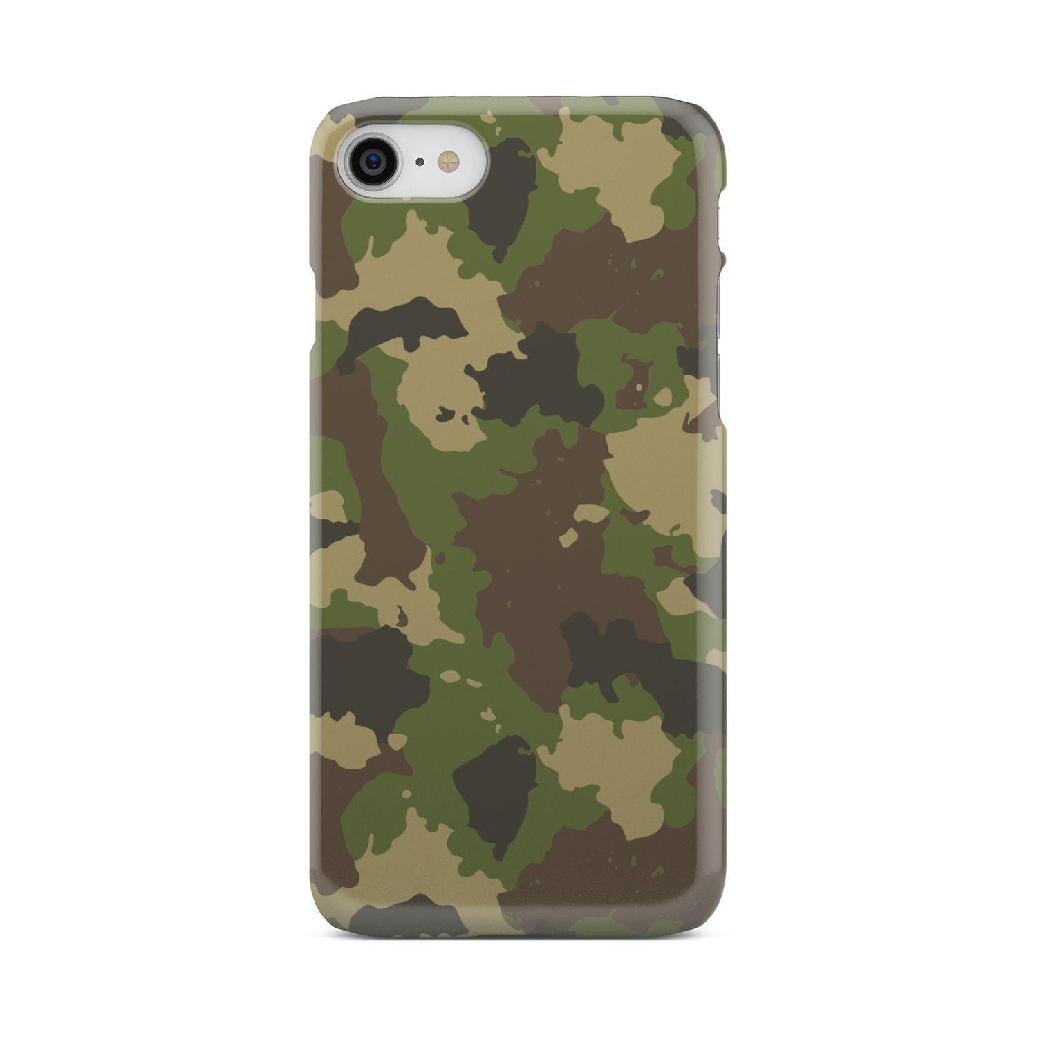 Classic Green Camouflage Print Phone Case