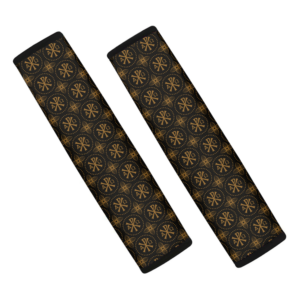 Classic Orthodox Pattern Print Car Seat Belt Covers