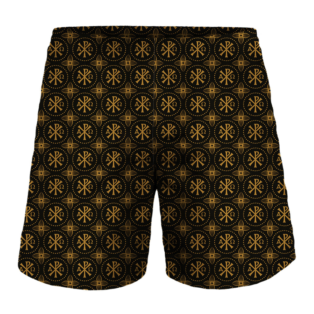 Classic Orthodox Pattern Print Men's Shorts