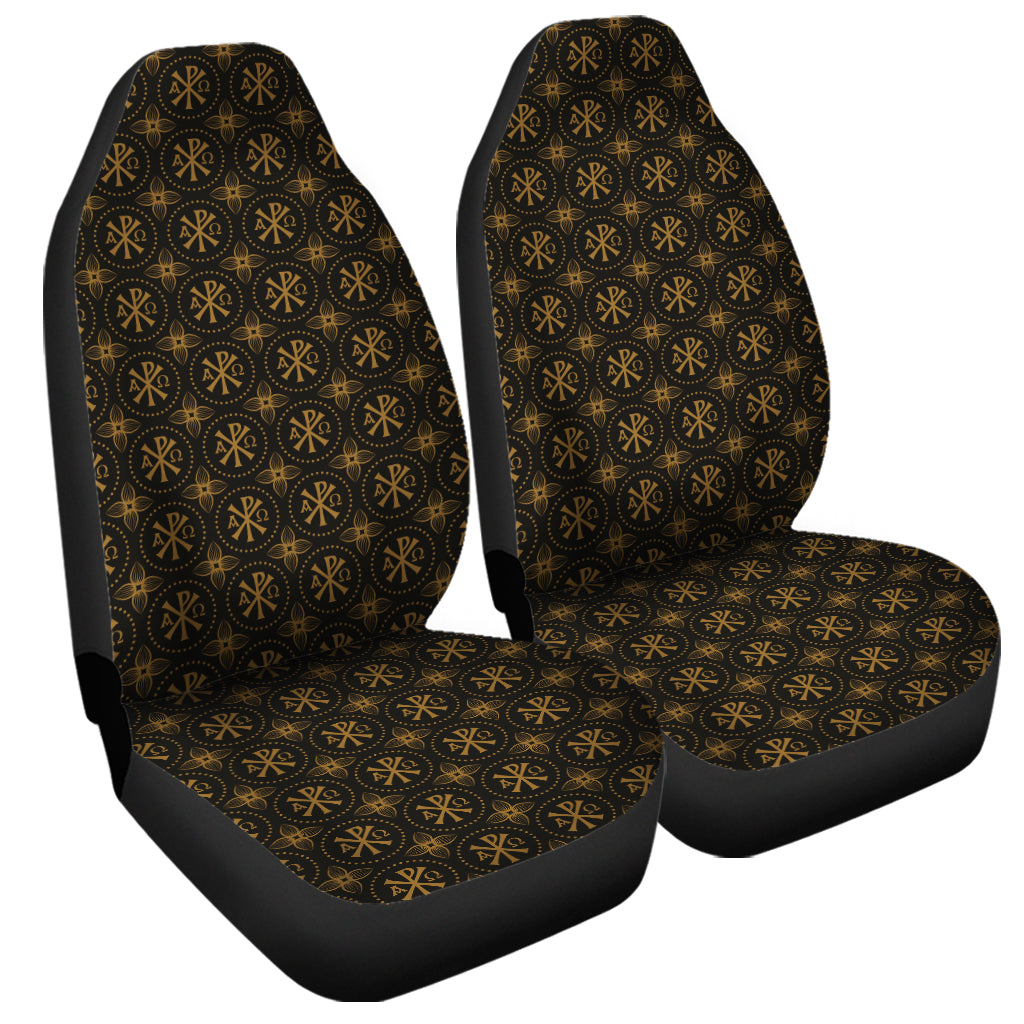 Classic Orthodox Pattern Print Universal Fit Car Seat Covers