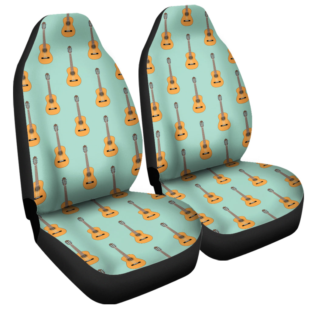 Classical Guitar Pattern Print Universal Fit Car Seat Covers