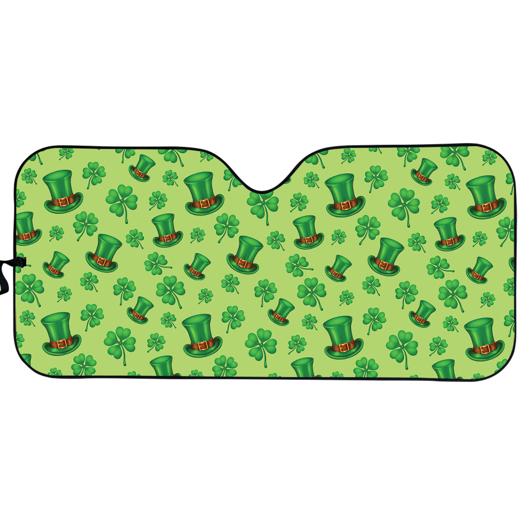 Clover And Hat St. Patrick's Day Print Car Sun Shade