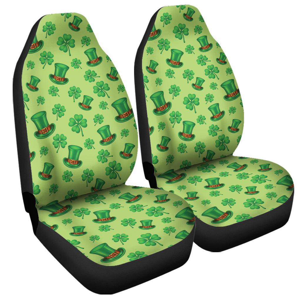 Clover And Hat St. Patrick's Day Print Universal Fit Car Seat Covers