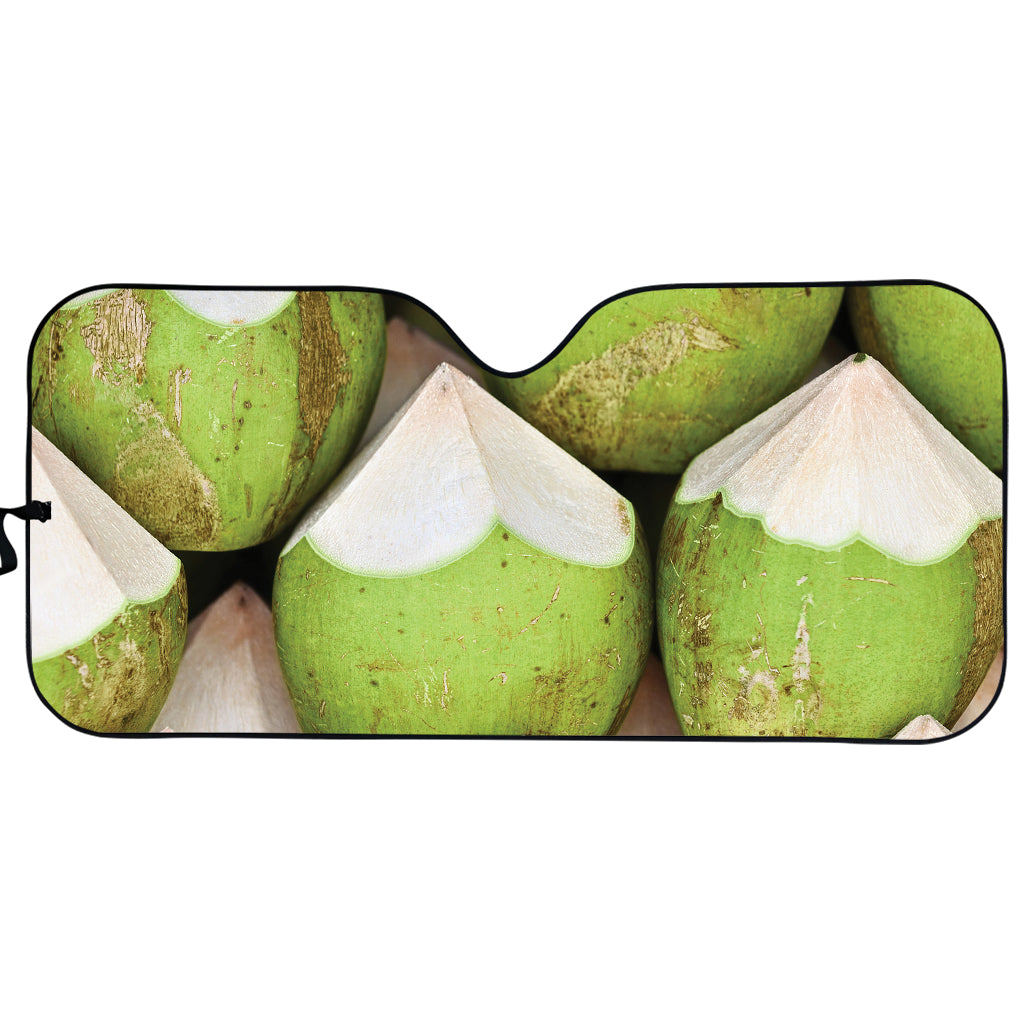 Coconut 3D Print Car Sun Shade