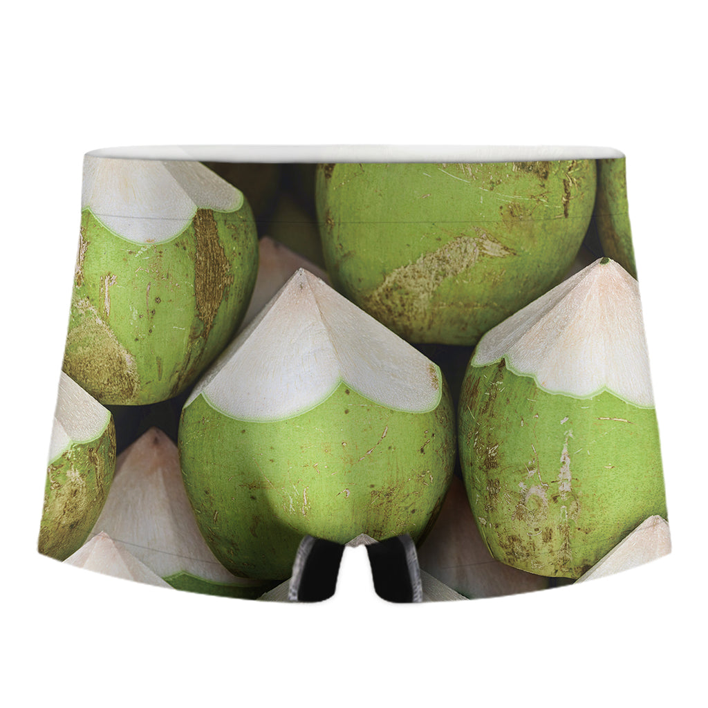 Coconut 3D Print Men's Boxer Briefs