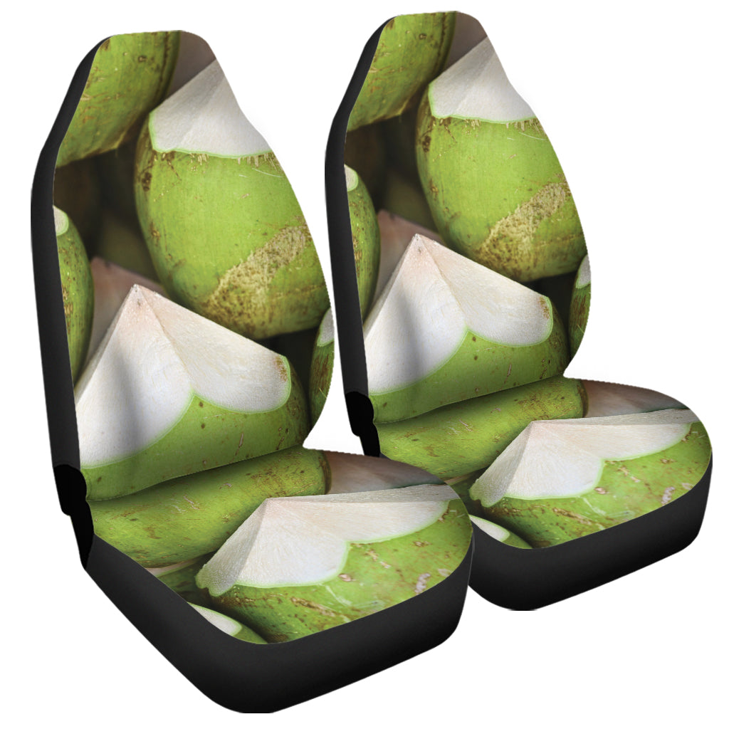 Coconut 3D Print Universal Fit Car Seat Covers