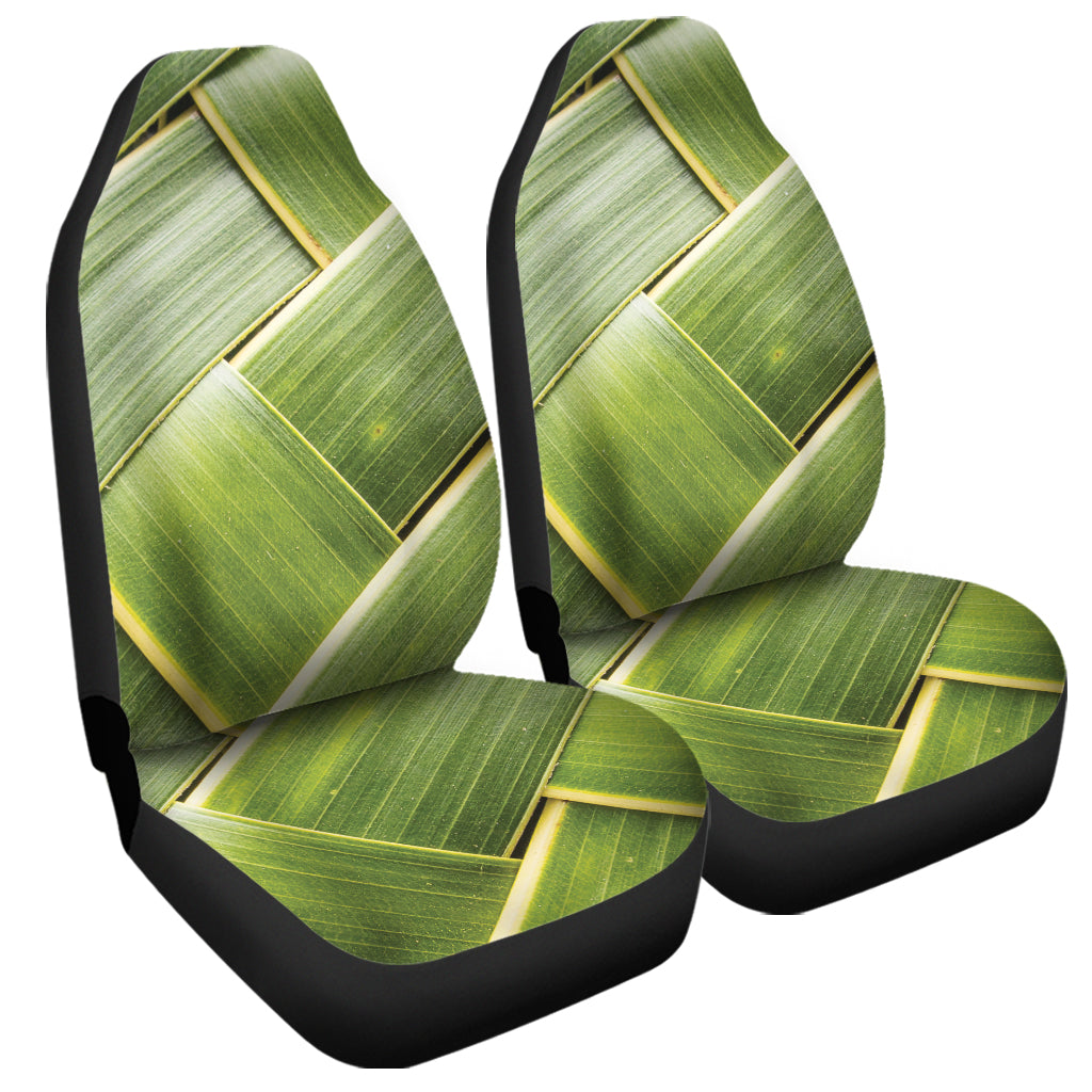 Coconut Leaf Print Universal Fit Car Seat Covers