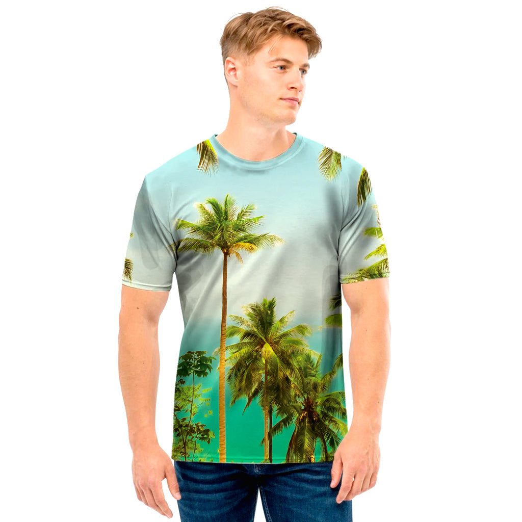 Coconut Tree Print Men's T-Shirt