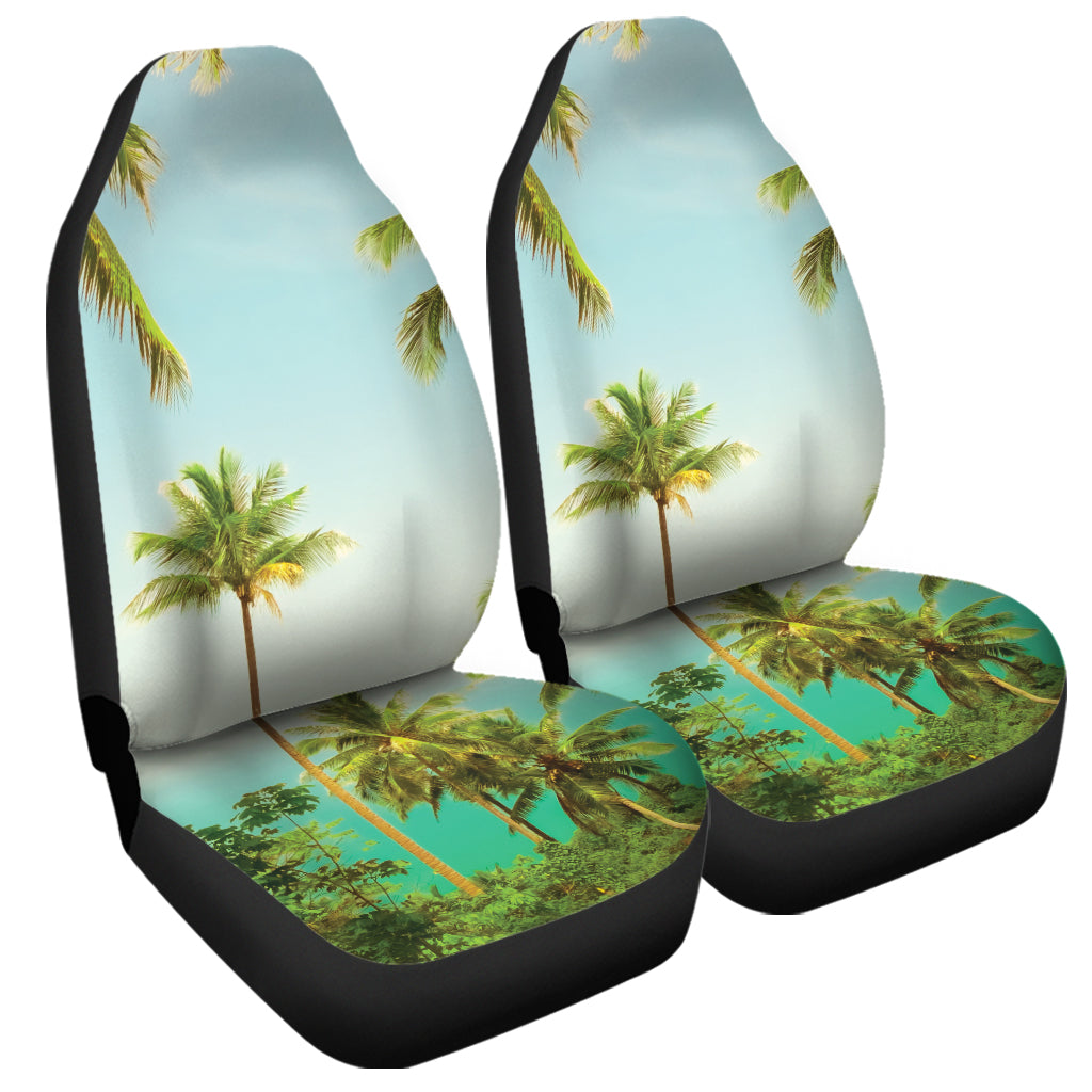 Coconut Tree Print Universal Fit Car Seat Covers