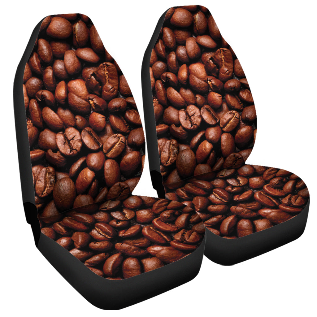 Coffee Beans Print Universal Fit Car Seat Covers