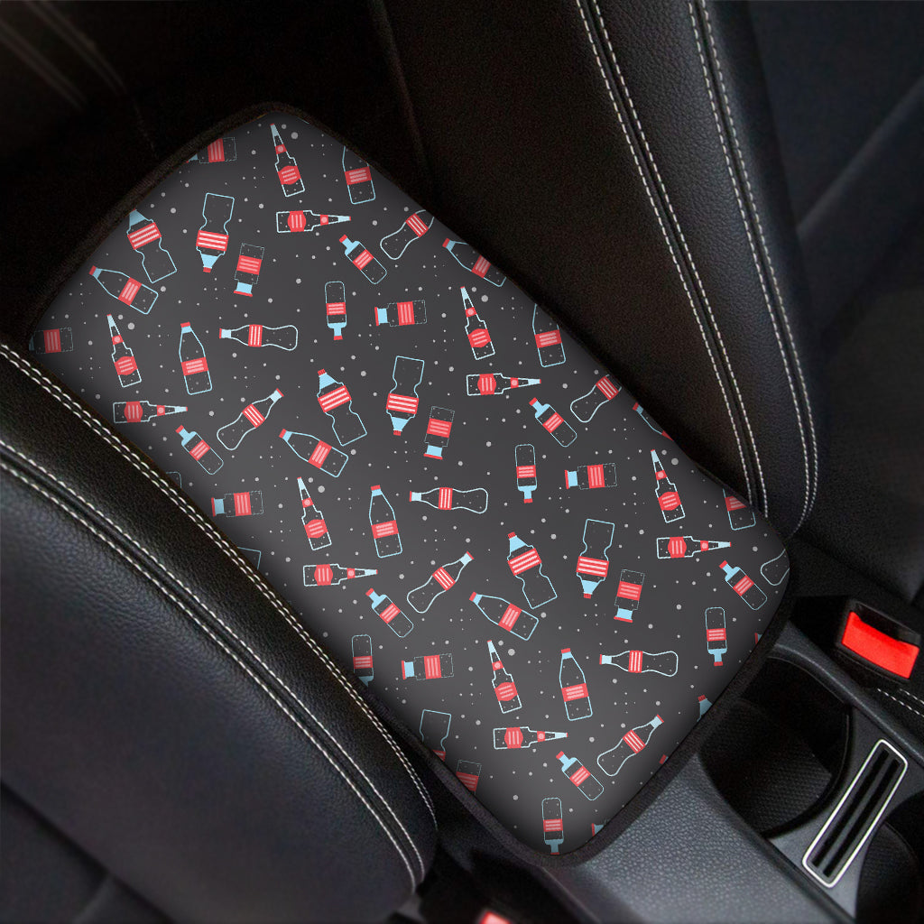 Cola Bottle Pattern Print Car Center Console Cover