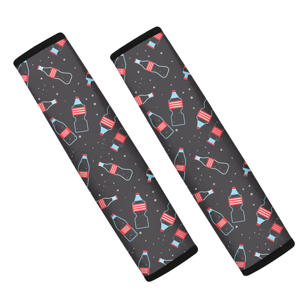 Cola Bottle Pattern Print Car Seat Belt Covers