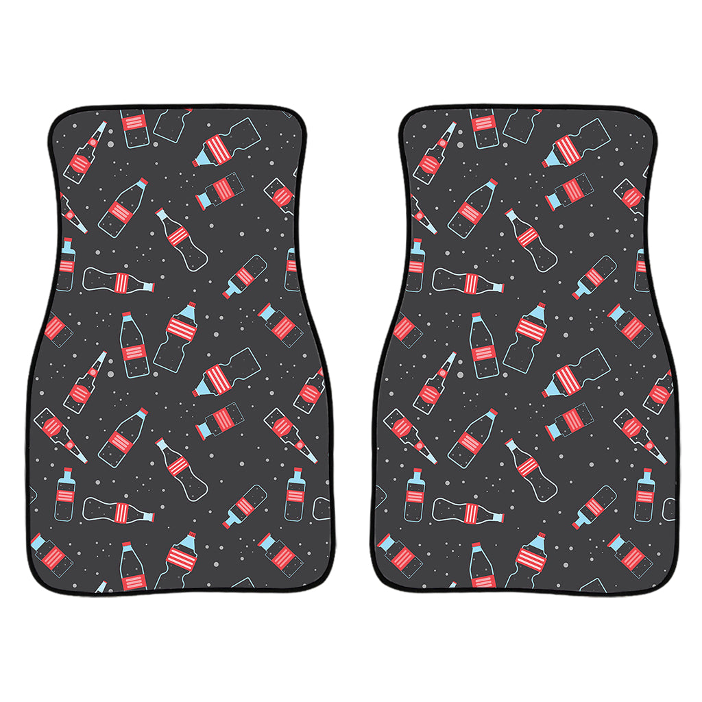 Cola Bottle Pattern Print Front Car Floor Mats