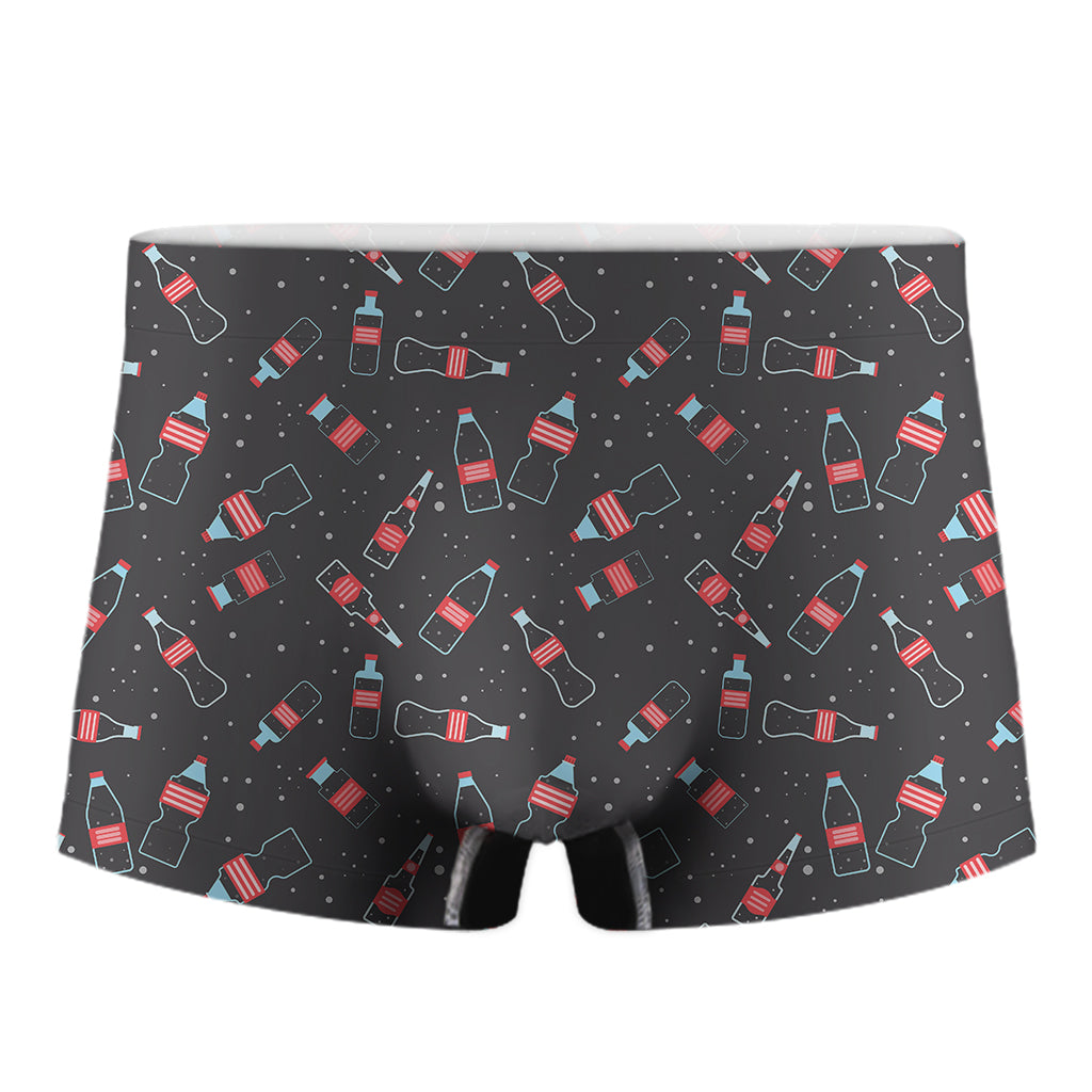 Cola Bottle Pattern Print Men's Boxer Briefs