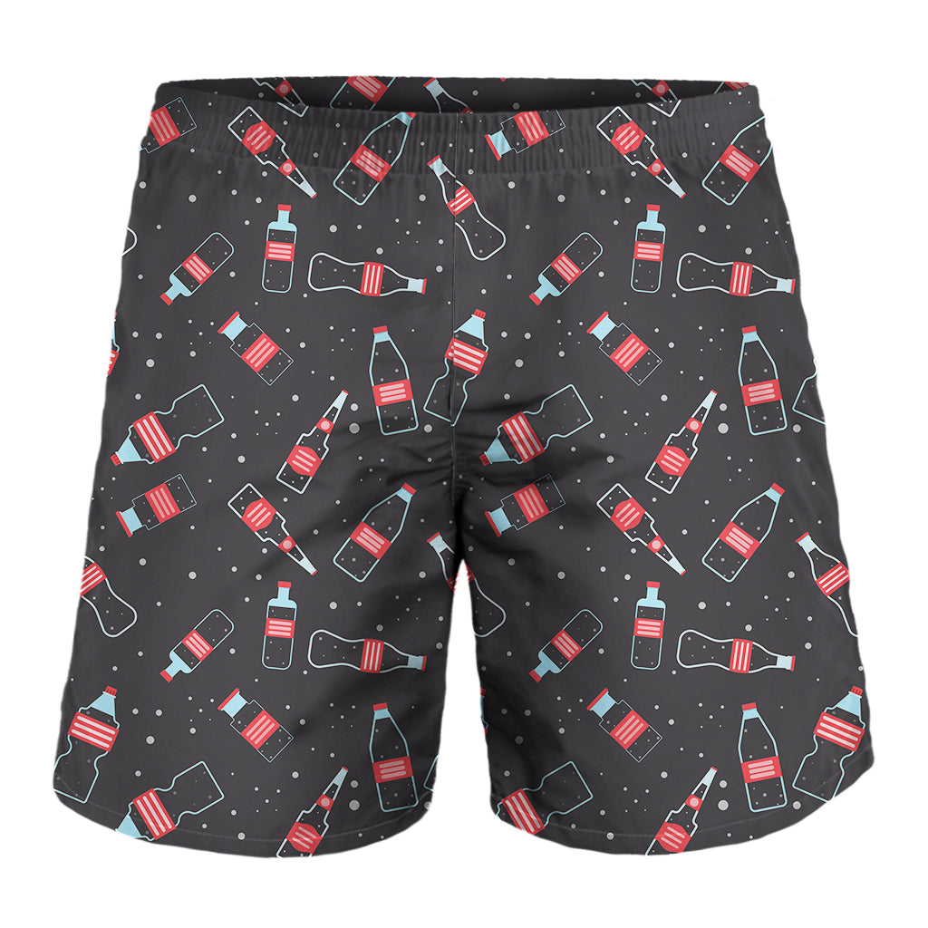 Cola Bottle Pattern Print Men's Shorts