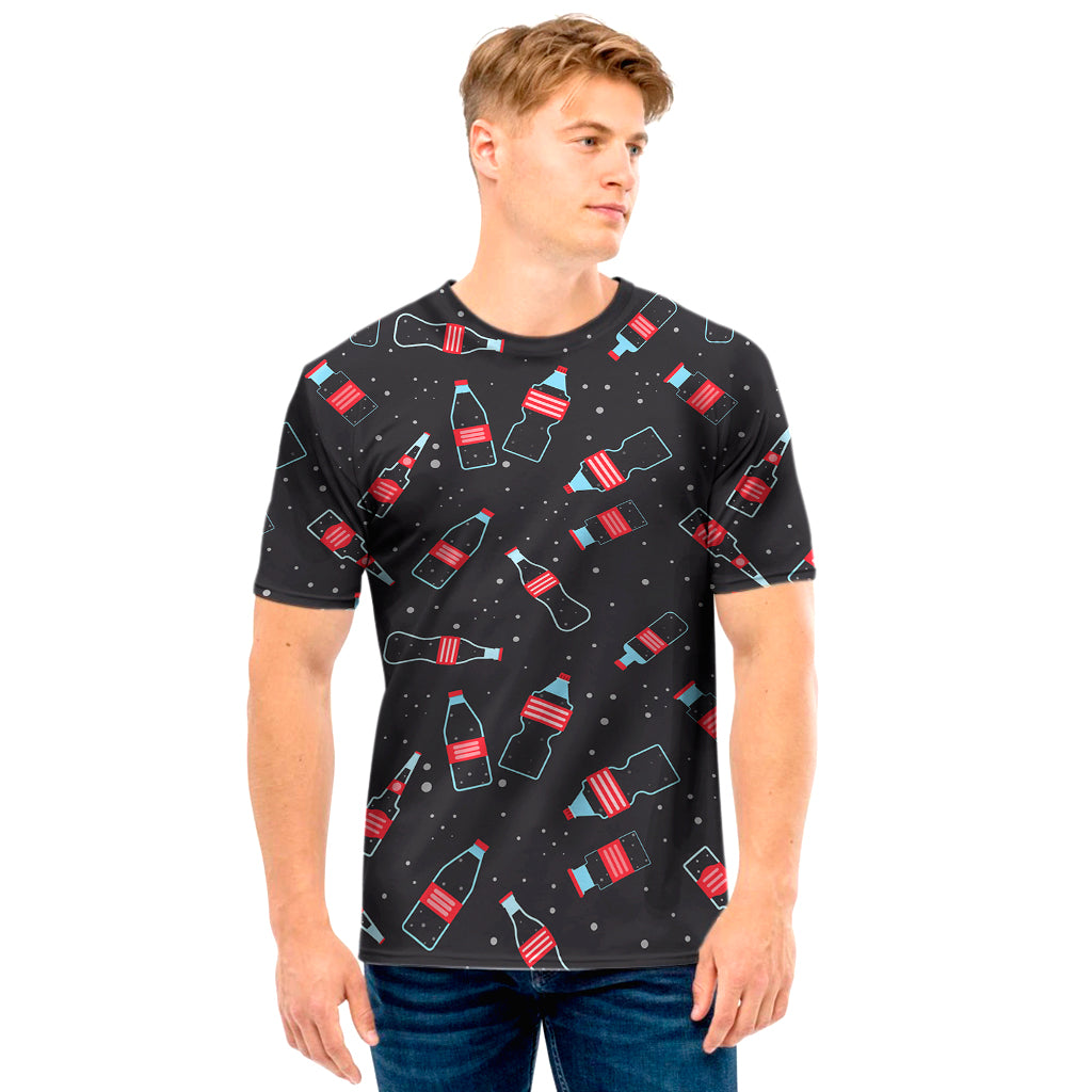 Cola Bottle Pattern Print Men's T-Shirt